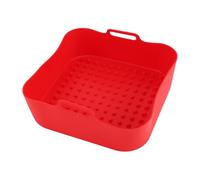 Akozon Rivestimento Riutilizzabile per Friggitrice in Silicone, 20 Cm | Risparmio energetico, resistenza al calore , design antiscivolo, ideale per friggere, cuocere al forno