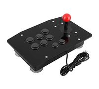 Akozon Rocker Game, Joystick Joystick 8 Tasti Giochi e Dintorni Controller con Impugnatura a 8 Pulsanti Nero