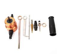 Akozon Roditrice per Lamiera a Doppia Azione a 360° - Accessorio per Trapano Versatile per il Taglio Regolare di Curve e Linee, Ideale per Progetti Fai da Te e Riparazioni Automobilistiche