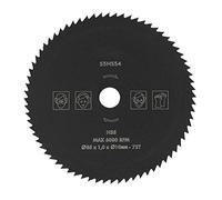 Akozon Rotella del disco di taglio della lama per sega circolare HSS 85mm * 10mm 72T Strumento per lavorazione del legno per metallo plastica