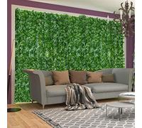 Akozon Rotolo di Screening delle Foglie Artificiali - Muro di Copertura Resistente alla Dissolvenza per Giardino, Balcone e Decorazioni per la Privacy Interna (C)