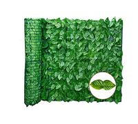 Akozon Rotolo di Screening delle Foglie Artificiali - Muro di Copertura Resistente alla Dissolvenza per Giardino, Balcone e Decorazioni per la Privacy Interna (A)