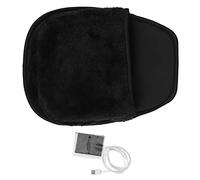 Akozon Scaldamani Riscaldato Scaldamani Riscaldato USB per un Comodo Utilizzo Sulla Scrivania - Comodo Tappetino per Ufficio e Casa, Accessori Scrivania Ideali per Tutti (BLACK)