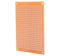 Akozon Scheda Universale Breadboard PCB Prototipo da 10 Pezzi 5×7 Cm, Passo Foro Breadboard 10 Pezzi 5×7 Cm Spessore 2,54 Mm Diametro Foro 1,2 Mm Diametro 1,0 PCB Universale Prototipo su Lato Singolo