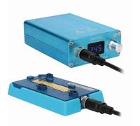 Akozon Separatore di Riparazione Professionale per Stazione di Riscaldamento CPU Ss T12A per CPU del Telefono (Piastra riscaldante universale host T12 + CPU)