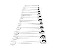 Akozon Set Chiavi a Cricchetto 8-19mm Rilascio Metrico 12 Pz | Set di Chiavi a Cricchetto Metriche da 12 Pezzi, 8-19 Mm, Rilascio, con Cassetta degli Attrezzi, per Riparazione Auto Moto