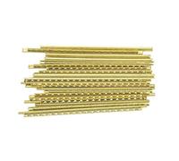 Akozon Set da 19 Pezzi 39 Tasti per Chitarra Classica, Tastiera in Ottone, Larghezza 2,2 Mm