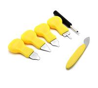 Akozon Set di 7 Pezzi per la Rimozione della Leva della Cover Posteriore dell'orologio, Set di Strumenti Essenziali per la Riparazione dell'orologiaio