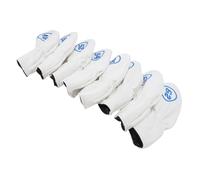 Akozon Set di Coperture Protettive - 8 Coperture in Ferro PU 48, 50, 52, 54, 56, 58, 60, 62 Gradi - Accessori per Sport e Tempo Libero (WHITE)