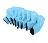 Akozon Set di Coperture Protettive - 8 Coperture in Ferro PU 48, 50, 52, 54, 56, 58, 60, 62 Gradi - Accessori per Sport e Tempo Libero (azzurro)