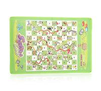 Akozon Set di Giocattoli Educativi per Giochi da Tavolo di Scacchi Volanti per Bambini - Divertimento Interattivo per Tutta la Famiglia, Scacchiera Portatile in Tessuto Non Tessuto per 2-4 Giocatori