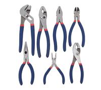 Akozon Set di Pinze 7 Pezzi per Scanalature per Giunti Scorrevoli Linesman Pinze a Becchi Lunghi Diagonali Strumenti per la Riparazione di Auto