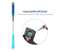 Akozon Set di Pulizia per Sacca d'acqua 4 in 1 Kit di Pulizia Universale per Serbatoio con Valvola Flessibile per a Spazzola Lunga Grande per Gancio per Asciugatura Vescica