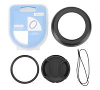 Akozon Set di Tappo per Lenti per Filtro del Cofano per Cofano per 24 Mm 8d 28 Mm F2 35 Mm F2. 8 Lenti Effetto di Ombreggiatura per la Fotografia Notturna Diurna
