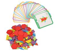 Akozon : Set di Tavole Puzzle in Legno Colorate - Giocattolo Educativo per Neonati e Bambini - Colori Vivaci per il Riconoscimento di Forme e Colori - Gioco Puzzle per lo Sviluppo del Cervello