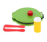 Akozon Simulazione Giocattolo per la Macchina per Pancake per Bambini - Giocattolo per Cucinare il Produttore di Pancake in Legno, Set di Giochi da Cucina per Bambini di età Superiore Ai 3 Anni