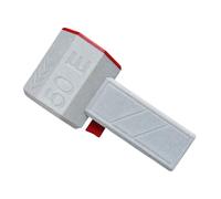 Akozon Soffiatore a Getto Secco Portatile, Motore Senza Spazzole 50mm, (#4) | Spinta da 800 g, design ricaricabile, per tastiera e auto e rosso