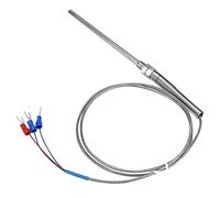 Akozon Sonda Termocoppia PT100 Ad Alta sensibilità - Filettatura M8, Lunghezza 100 Mm, Intervallo di Temperatura 0-400 ℃, Uso Industriale e Scientifico, Lunghezza Riscritta (#1)