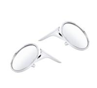 Akozon Specchietti Retrovisori Esterni Rotondi, Design Vintage, Ampia Visuale, Specchietto Sostitutivo per la Sicurezza di Guida, per Auto D'epoca Impala Corvair Biscayne Bel Air Nova