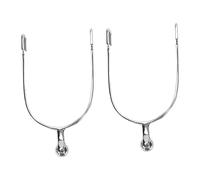 Akozon Speroni da Cavallo Inglesi Meno in Acciaio con Pallina per Stivali da Equitazione da Uomo, Cavalieri, Amanti 'Equitazione