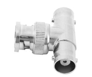 Akozon Splitter Adattatore BNC a Forma di T Maschio a Doppia Femmina da 2 Pacchi per Isolamento del Segnale Video e Applicazioni Ad Alta Frequenza