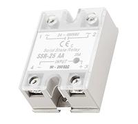 Akozon SSR25 AA 25A MODULO di relè Solido MODULO AC-A AC 80-250 V AC, Uscita 24-480 V, Commutazione Rapida, Anti-vibrazione, Design Compatto