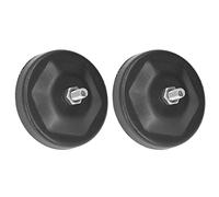 Akozon Staffe di Montaggio per Barra Luminosa a LED Base Magnetica, 2 Pezzi Universale Nero Metallo Base Magnetica a Barra Luminosa a LED per Fuoristrada Montato sul Fondo