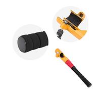 Akozon Sterzo Universale Auto Blocco Antifurto, Design Baseball - | Resistente, adatto per auto, camion, SUV, include 2 chiavi