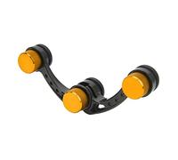 Akozon Strumento per Annodare la Bobina da Pesca - Annodatrice da Pesca Durevole GT FG PR per Annodare Facilmente Il Filo (Yellow)