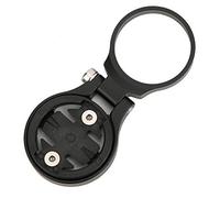 Akozon Supporto GPS Velo, Estensione per Computer da Bici Garmin Supporto Regolabile Accessorio Contachilometri Ciclismo in Lega di Alluminio (Nero)