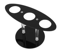 Akozon Supporto per Cono Gelato - Espositore in Acrilico a 3 Fori per Rotoli di Sushi, Coni di Cialda e Coni per Cupcake - Ideale per Feste, Matrimoni, Natale e Ringraziamento