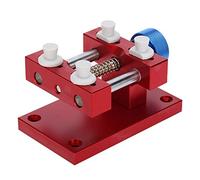 Akozon Supporto Regolabile per Cassa dell'orologio in Metallo - Strumento per Rimuovere il Cinturino dell'orologio e Riparare il Movimento - Rosso, Adatto Alla Maggior Parte delle Dimensioni di