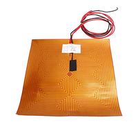 Akozon Tappetino Riscaldante Pellicola Riscaldante Adesiva Forte Ed Efficiente Veloce per Stampante 3D 300 X 300mm 24V 250W Accessori Professionali (CC 12 V 400 W)