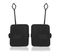 Akozon Tappo Gancio Traino, 2 Pezzi Tappo di Copertura Gancio di Traino Paraurti Posteriore Sinistro e Destro 51127272415 Sostituzione Quadrata ABS Nera per X3 F25 2011-2014