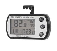 Akozon Termometro per Frigorifero Ad Aspirazione Magnetica con Display LCD Impermeabile IPX4 - Termometro Digitale per Frigorifero e Congelatore per un Monitoraggio Accurato della Temperatura