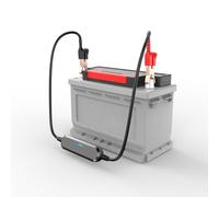 Akozon Tester Avanzato per Batterie per Auto da 6 V 12 V e Analizzatore di Carico con compatibilità per la Diagnostica di Motociclette e Veicoli (SILVER)