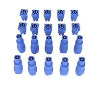 Akozon Titolo: 10 Set di Connettore di Alimentazione 'aviazione a 3 Pin per Luci da Palco e Display a LED - Tappo di Cavo di Alimentazione Professionale da 250 V 20A