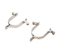 Akozon Titolo: Spurs di Cavallo Occidentale in Acciaio Inossidabile con Attrezzatura Rotabile per Equestri - Ideale per Uomini e Donne Stivale a Cavallo