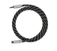 Akozon Toslink a Mini, Fibra Ottica Digitale Audio Strisce PH Nastro Spina 3,5 Mm Oakton Cavo di Cottura SPDIF Connettore Placcato Oro 1,5 M (1m)