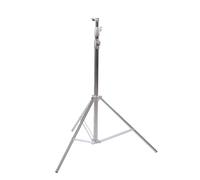 Akozon Treppiede per Illuminazione da Studio Resistente, Regolabile, con Ammortizzazione a Molla, Professionale, per Fotografia, Videografia, Streaming Live, in Acciaio Inossidabile, 3 (SILVER)