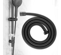 Akozon Tubo Flessibile Doccia da 1,5 M Tubo Estensibile in Acciaio Inossidabile Tubo Flessibile per Acqua Spray G1/2 con Nucleo in Rame e Tappi