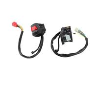 Akozon Universal 7/8" Manubrio Motocicletta Comando Clacson e Frecce | PVC e ABS, avviamento elettrico, compatibile con la maggior parte dei motocicli, ATV