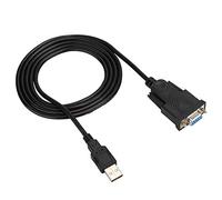 Akozon USB 2.0 a, Cavo Connettore Femmina 1.5M Connessione Rs232 Supporta Convertitore Seriale 1 Convertitore Porta USB DB9 Universal USB Rs232