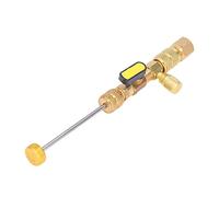 Akozon Valve Remover, 1/4" Strumento per la Rimozione del Nucleo della Valvola a Vuoto con Interfaccia di Conversione di Frequenza per R22 R12 R134 R407 A/C Line Repair