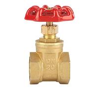 Akozon Valvola a Saracinesca in Ottone di DN20, Valvola di Chiusura Rotativa BSPP G3/4 con 232PSI, Perfetta per l'uso di Acqua, Petrolio e Gas - Flusso Durevole e a
