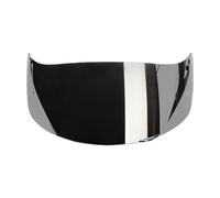 Akozon Visor per Casco per Moto Placcata in Argento per Visiera di Casco K1 K3SV K5 con Fibbia Staccabile