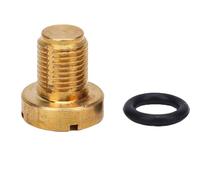 Akozon Vite di Spurgo del Serbatoio di Espansione del Liquido di Raffreddamento in Ottone con O-ring, Sostituzione della Valvola di Spurgo Dell'aria del Radiatore per Serie 3 E30 E36