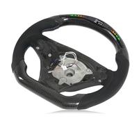 Akozon Volante con Luce a LED in Fibra di Carbonio per Serie 3 E82 E90 E91 E92 E93 M3 - Display Rgb Giri/min, Dati Velocità/giri/min in Tempo Reale, Design da a Fondo Piatto