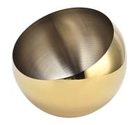 Akozon Zuccheriera in Acciaio Inossidabile - Pentola per Condimenti Obliqua Spazzolata Lucida per Servire Zucchero, Sale e Spezie - Utensili da Eleganti (L)