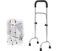 AKPHBKFG Bastone da Passeggio tetrapode Regolabile a Quattro Gambe, Base Larga, Stabile, Leggero, in Acciaio Inox, ausilio per la Mobilità in Piedi